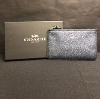 Blue Glitter Coach Wristlet with stars 202//200